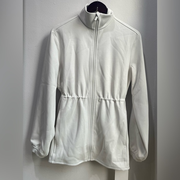Lululemon Softstreme Cinch-Waist Full-Zip Jacket Bone Size Small - Picture 1 of 6